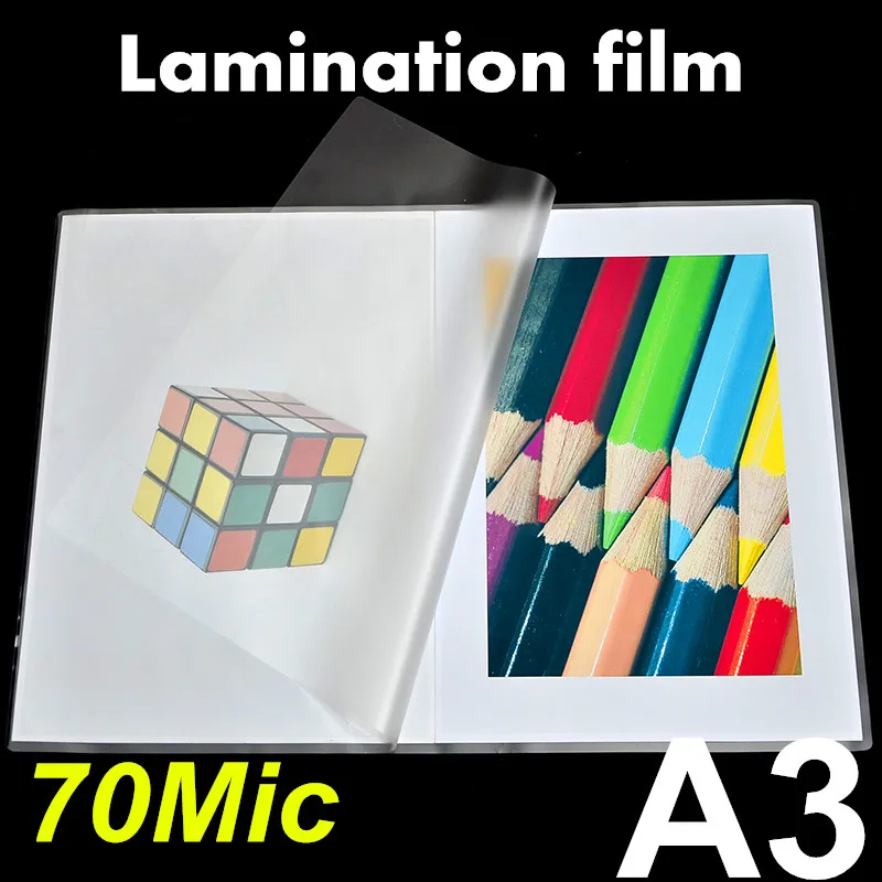 A3 Laminating Pouch Films with high quality 70Micfilmfilm lamination
