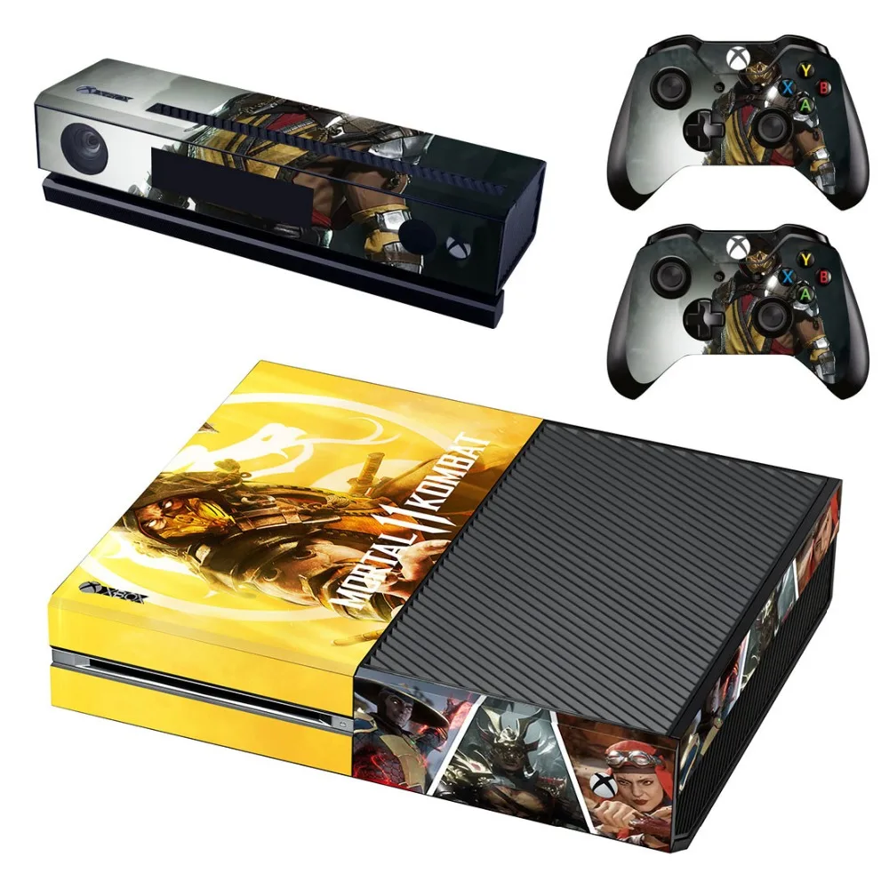 Mmoral Kombat стикер s Xbox One Набор для кожи Дизайн Виниловая наклейка наклейки приставки