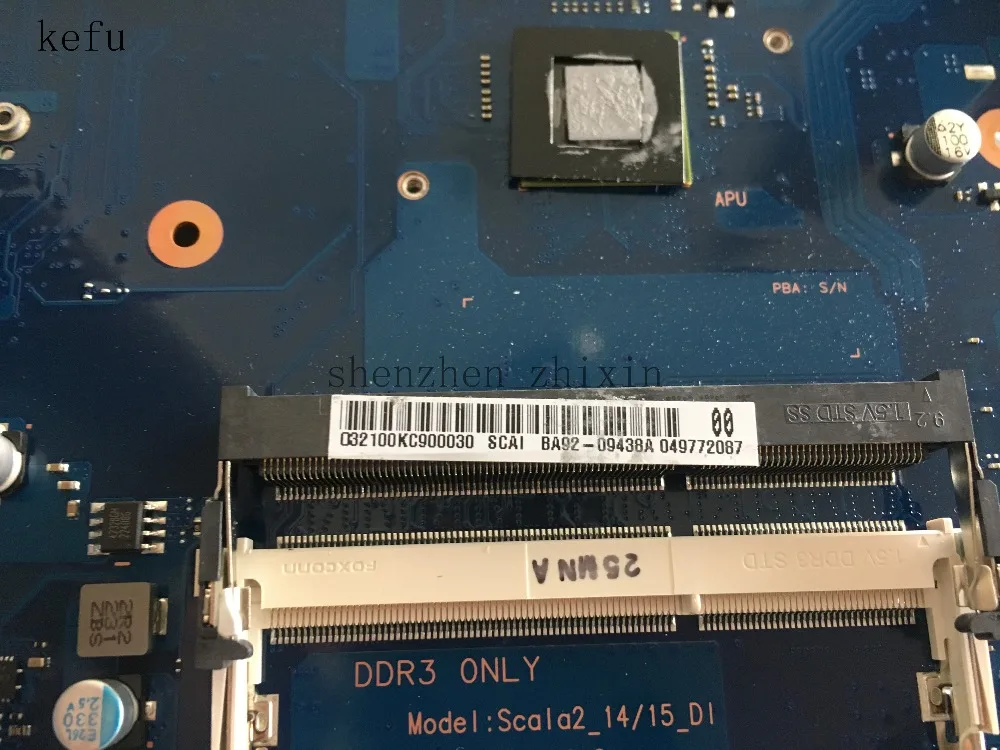 Материнская плата KEFU для ноутбука Samsung RV413 материнская DDR3 быстрая работа с