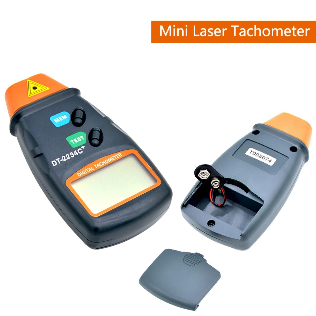 

Digital Laser Tachometer RPM Meter Non-Contact 2.5RPM-99999RPM LCD Display Speed Meter DT2234C Tester Speed