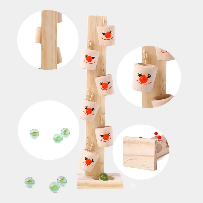 Montessori Toys Educational Wooden Toys for Children Early Learning Wood Tree Marble Ball Run Track Intelligence Game Montessori Toys Educational Wooden Toys for Children Early Learning Wood Tree Marble Ball Run Track Intelligence Game