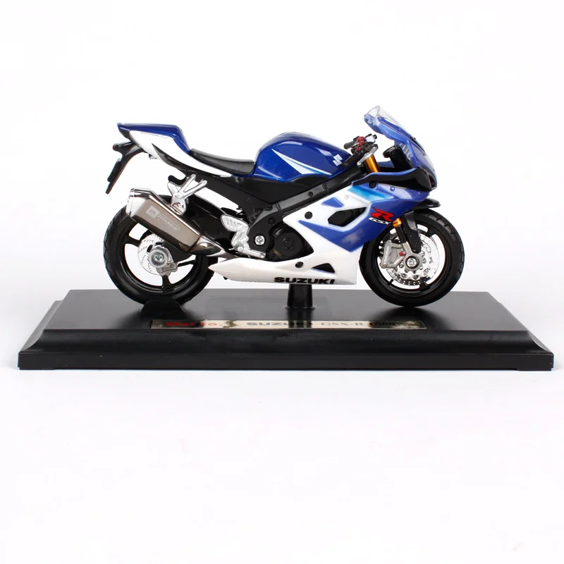 MAISTO 1:18 SUZUKI GSX R1000 Мотоцикл Велосипед литая модель игрушки в коробке 05232