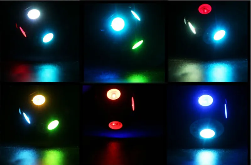 Leites 10pcs W5W RGB Changeable Colors 15 Mode led t10 RGB Width Lamp Signal Car Wedge Light Bulb T10 194 5050 RGB LED Light  (2)