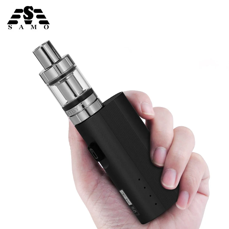 

10PCS HT 50W electronic cigarette starter kit wuth 2200mah 510 thread 2.4ML e cigarette box mod tank electronic hookah vaper pen