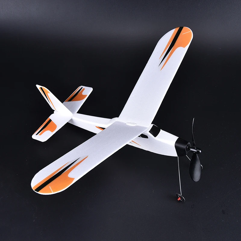 

3D Foam Elastic Powered Glider Rubber Band Plane Flying Model Aircraft Kids Toy Educational Toy Gift For Children Random