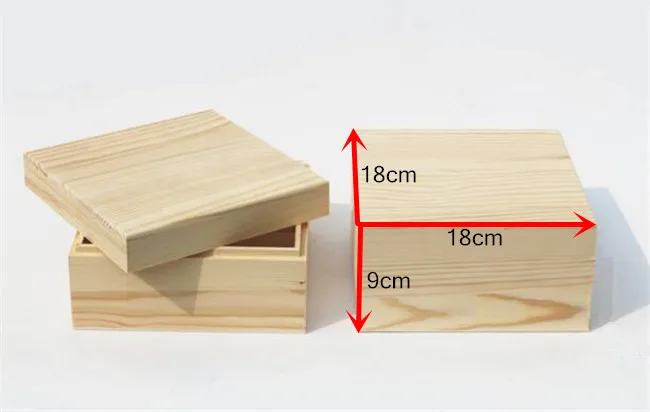 Деревянная коробка ручной работы, чехол для хранения, органайзер для мелочей, Подарочная деревянная коробка, квадратная деревянная коробка