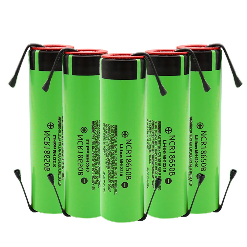 NCR18650B 3,7 V 3400mAh 18650 перезаряжаемый литиевый аккумулятор для батареи+ никелевый элемент DIY