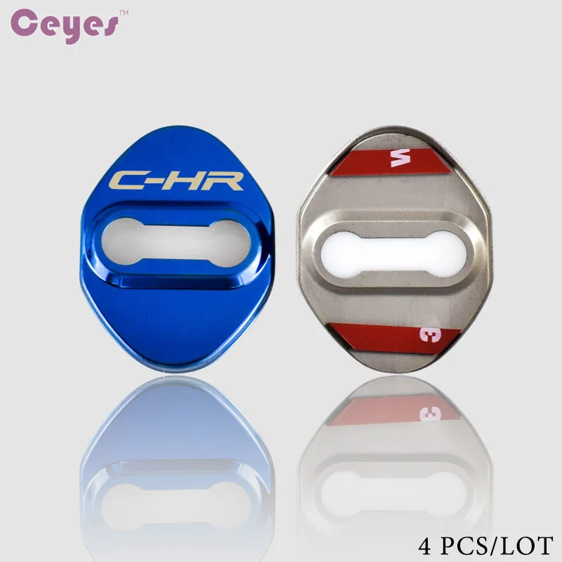 Ceyes Car Styling JDM Case For Toyota CHR Corolla Rav4 Noah C-HR For Lexus Auto Accessories Car Emblem Stickers Car-Styling 4pcs - Название цвета: style 1 blue