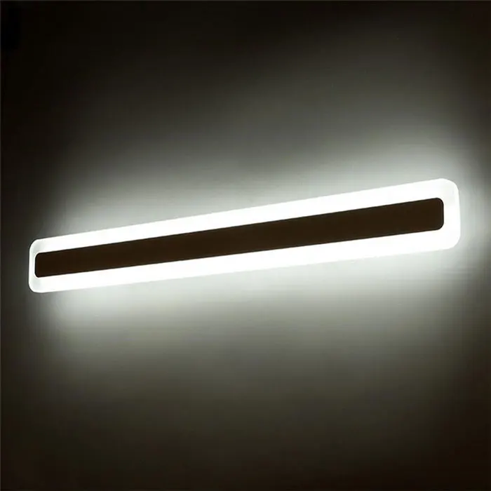 Современный L40/L50/L60/L70cm светодиодный светильник для ванной зеркало передняя лампа акриловый светодиодный светильник домашний фон настенные бра