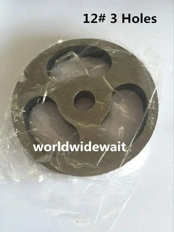 #12 Type Meat Grinder Plate 3-18mm Manganese Steel Knife For Mixer Food Chopper