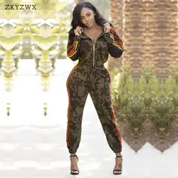ZKYZWX Весна Уличная Камуфляж для женщин комплект из двух предметов наряд топ и брюки для девочек костюм женский с длинным рукавом пальто на