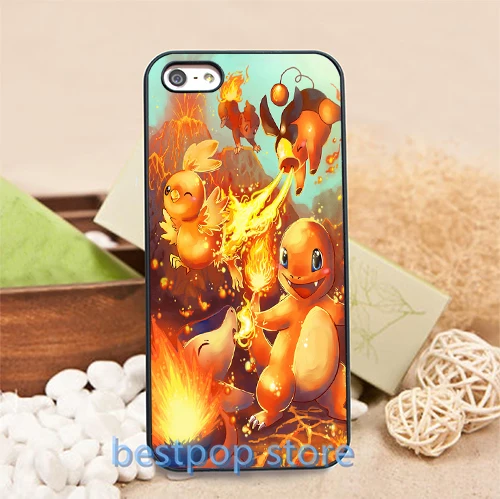 Покемоны Charmander 6 моды чехол для iphone 4 4s 5 5s SE 5с плюс s 7 # cz0179 |
