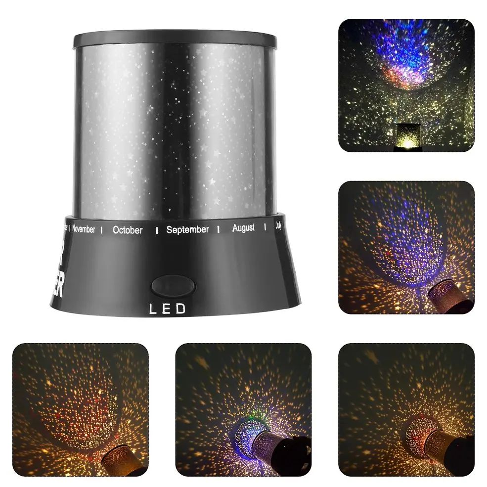 

5 PCS Night Romatic Gift Cosmos Star Sky Master Projector Starry Night Light Lamp