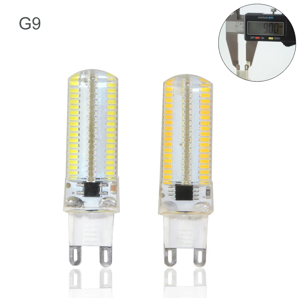 E11 E12 E14 E17 G9 SMD4014 Светодиодная лампа 152 светодиода силиконовая для тела AC110V 127V