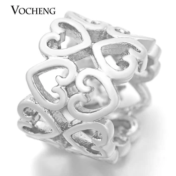 

10pcs/lot Wholesale Endless Charms Heart Charms DIY Brass Material Fit 6mm Lambskin Jewelry VC-082*10