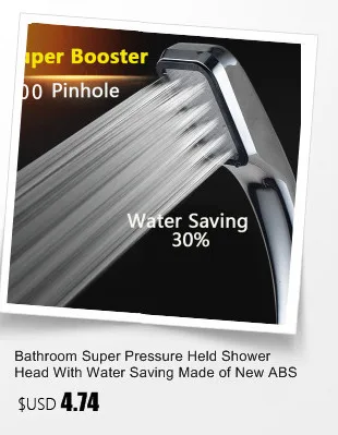 Спа водосберегающая душевая головка многофункциональная ручная насадка ABS хромированная насадка ручной душ для ванной комнаты