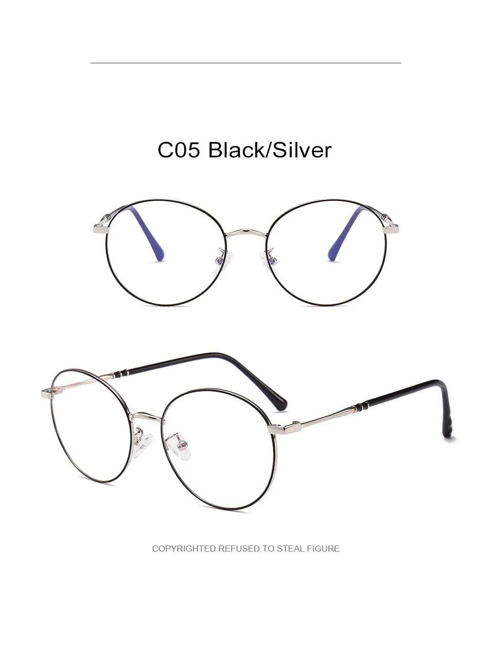 Модные ретро очки анти-синий светильник для мужчин и женщин очки для чтения прозрачные линзы винтажные очки оправа круглые очки Gafas PL1106