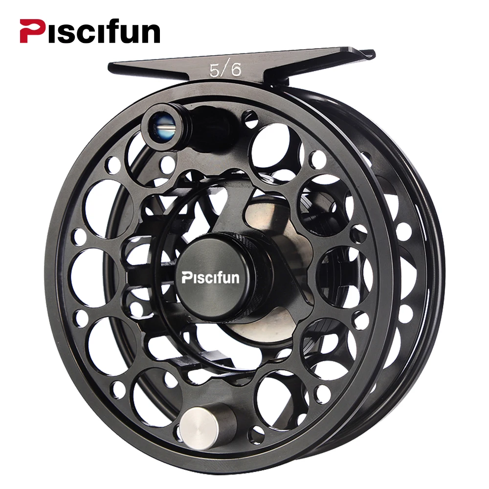 Piscifun Sword Fly Fishing Reel 3/4 5/6 7/8 9/10 CNC Machined T6061 Aluminium Alloy Fly Reel, Light Weight yet Very Strong
