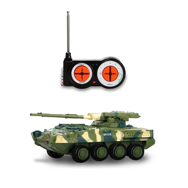 Four-Way Remote Control Tank Car Battle Rc Tank Remote Radio Control Panzer Armored Vehicle Children Electronic Toys
