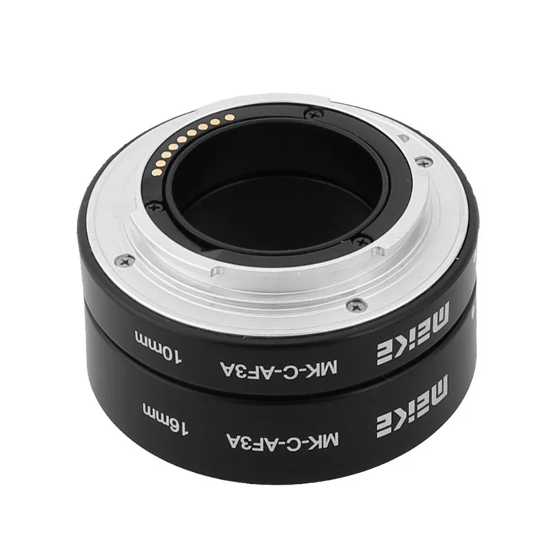 

Meike MK-C-AF3A Metal Auto Focus AF Macro Extension Tube Set 10mm 16mm for Canon M Mount Camera