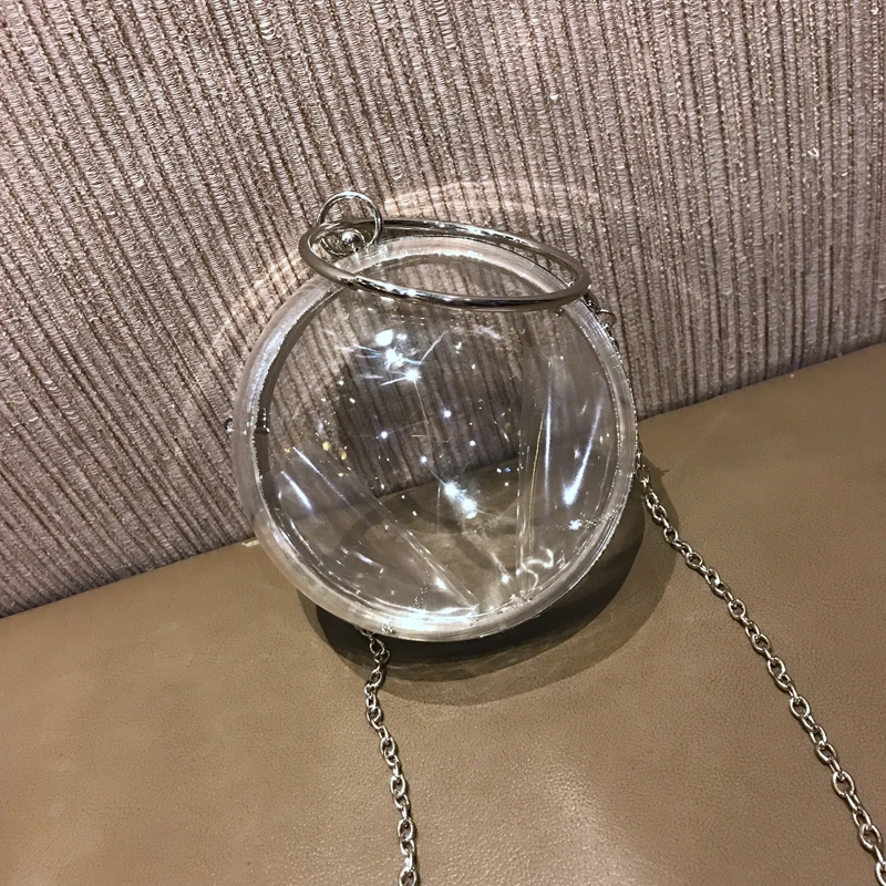 Sera Tekiessica Di Sanke chain Tracolla Sanke chain Catena Frizione Cerimonia Partito O Borse Forma chain Trasparente Del Sacchetto Borsa A pink Per Il Delle Nuziale Pink Compleanno Regalo Donne clear Palla 8ACrxq8w