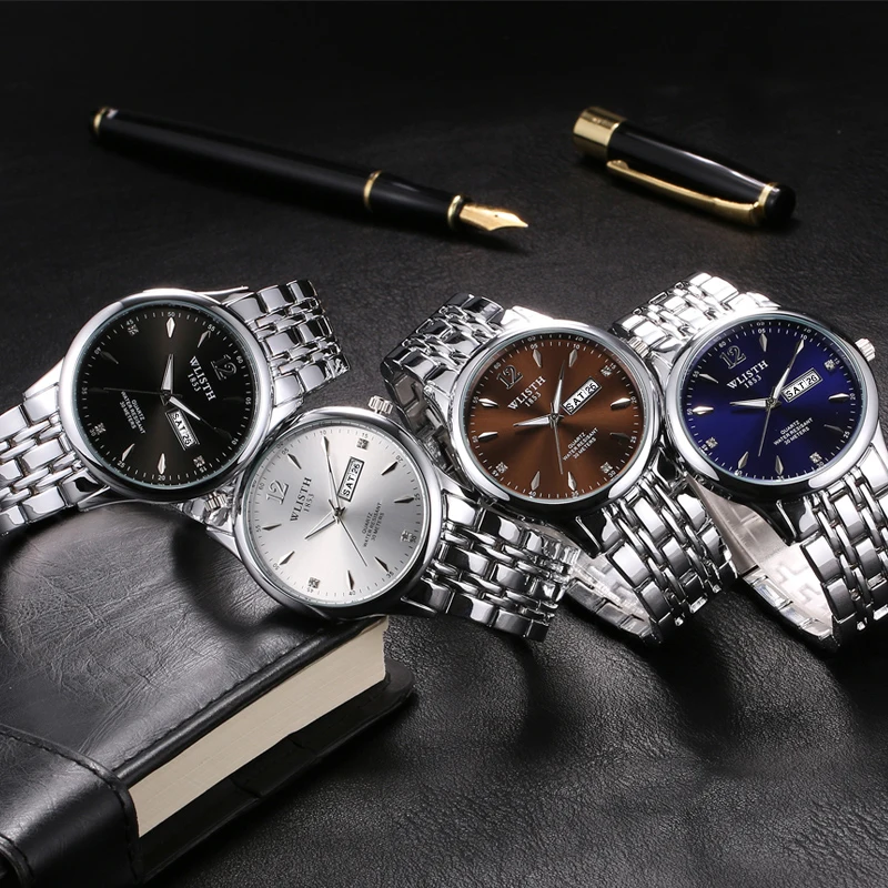 Часы Reloj Hombre мужские спортивные водонепроницаемые деловые|Кварцевые часы| |
