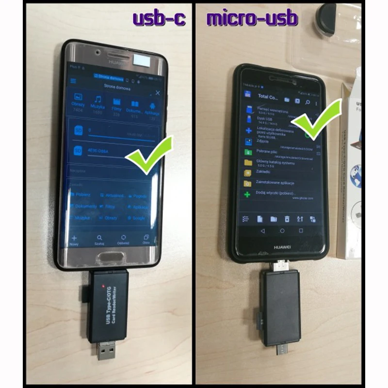 Высокоскоростной 3 в 1 OTG кард-ридер Тип C micro USB и USB Универсальный TF/SD для Android компьютера