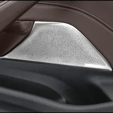 Автомобильный Стайлинг передняя дверь стерео динамик рамка декоративная накладка для BMW 5 серии G30-19 интерьерные наклейки громкоговорителей