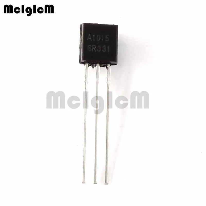 

MCIGICM 100pcs A1015 2SA1015 in-line triode transistor TO-92 0.15A 50V PNP Original new