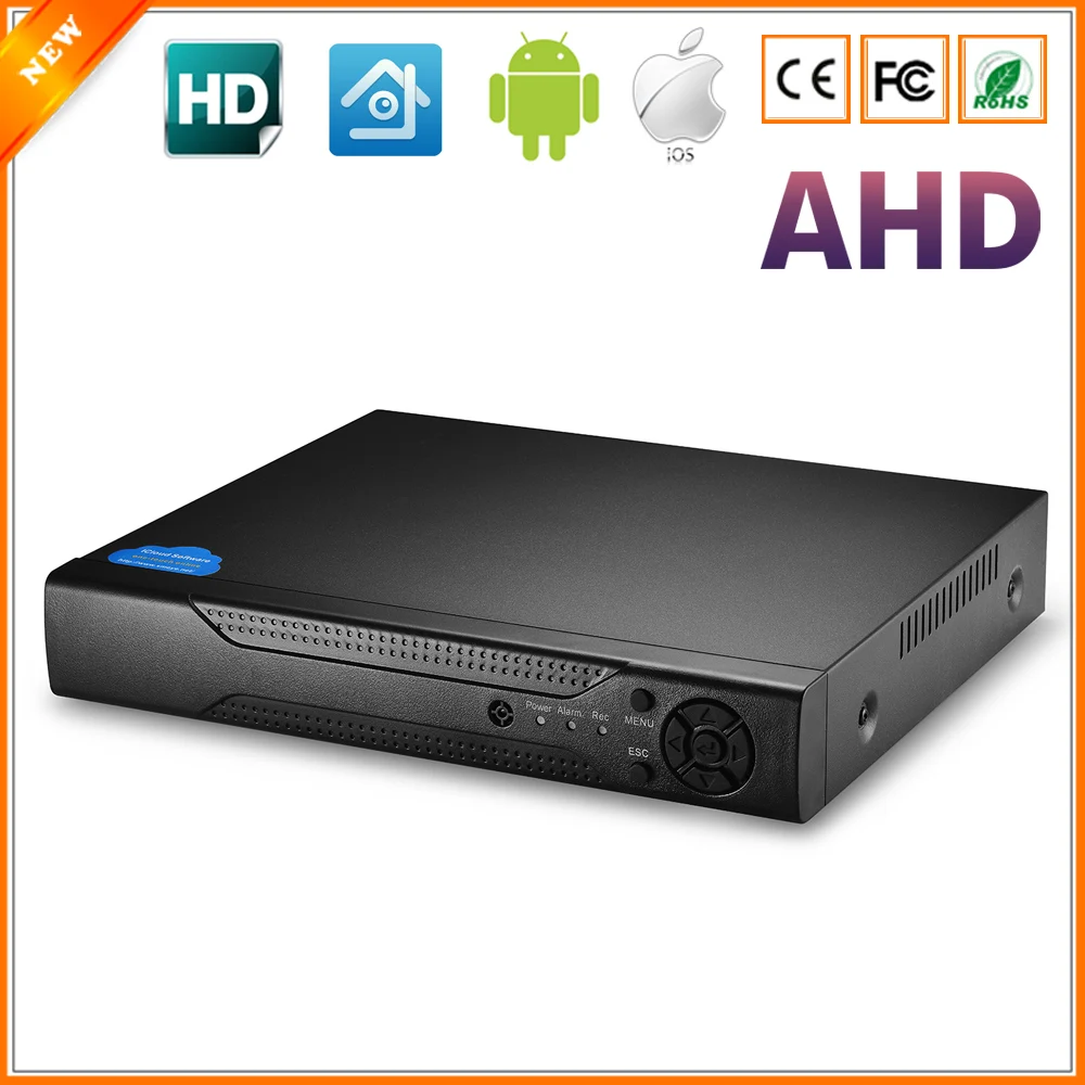 

GSUNAN DVR 4Channel 8Channel AHDNH CCTV AHD DVR Hybrid DVR/1080P NVR 4in1 Video Recorder For AHD Camera IP Camera Analog Camera