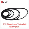3D Printer Parts GT2 Closed Loop Timing Belt Rubber 2GT 6mm110 112 122 158 200 280 300 400 610 852 1220mm Synchronous Belts Part ► Photo 1/3