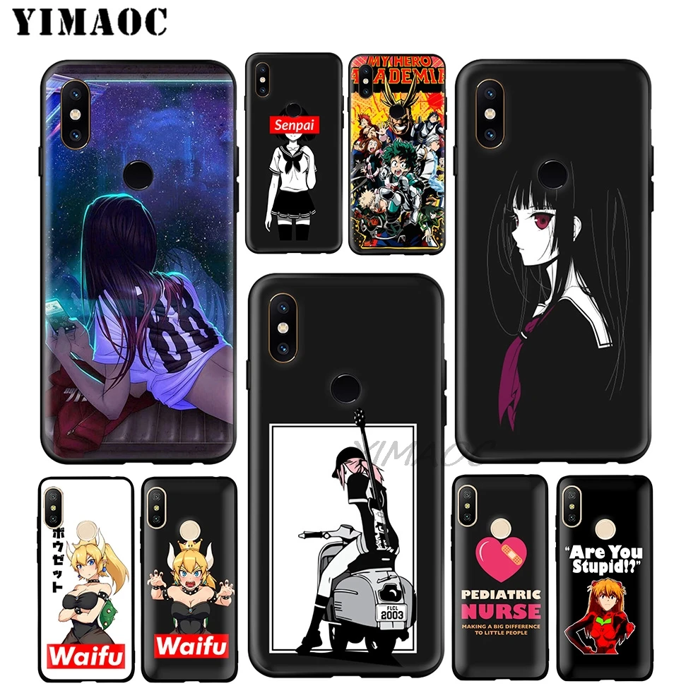 Мягкий чехол YIMAOC для девочек с аниме сердечками Xiaomi Redmi Note 7 6 6A 5 4 4X 4A 5A S2 7A GO K20 Plus Pro |