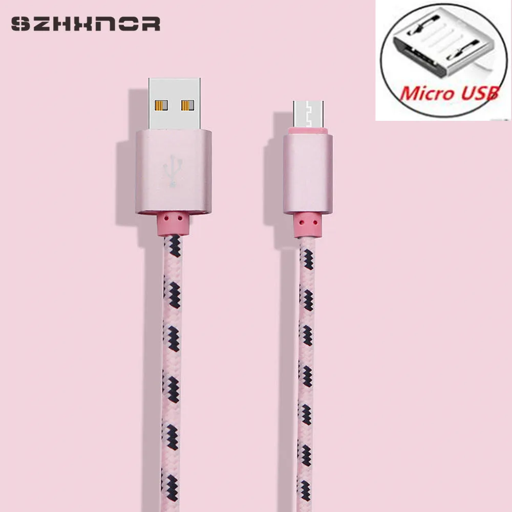 Зарядный кабель Micro USB зарядный шнур 2/3 метра Usb для Xiaomi Redmi 5 Plus Note 4X CUBOT Rainbow NOTE S H2 X15