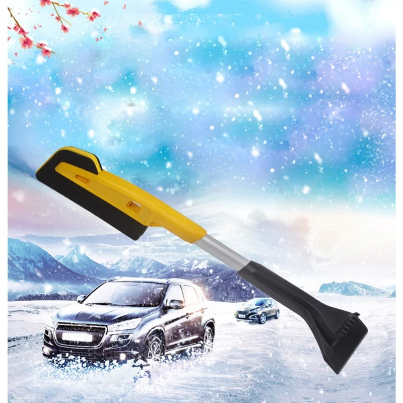 Long Handle Ice Scraper Window Snow Squeegee Blade Snow Shovel Car