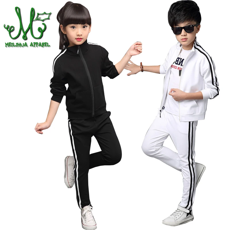 4-16 سنوات الفتيان الفتيات الرياضية الاطفال سستة الملابس مجموعة الربيع و الخريف الصلبة شريط طالب رياضية الفتيات الرياضية الدعاوى 4-16 سنوات الفتيان الفتيات الرياضية الاطفال سستة الملابس مجموعة الربيع و الخريف الصلبة شريط طالب رياضية الفتيات الرياضية الدعاوى