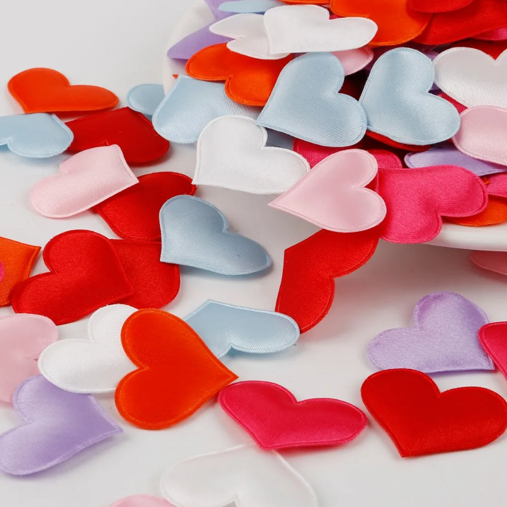 Party decorations 100Pcs 2~3.5cm Sponge Heart Wedding Confetti Throwing Petals For Love Bride Valentine's Day Gift Party Room Decoration