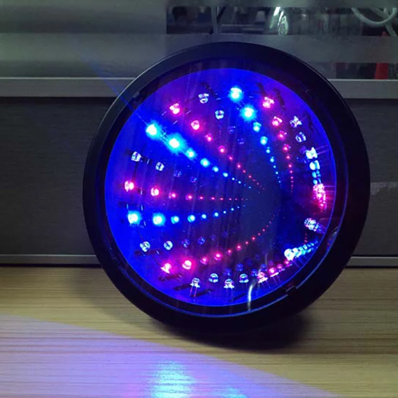 

3 Colors 1W LED Stage Lighting Effect Sensory Infinty Mirror Light LED Specially Fit For Parties And Christmas Gift To Friends