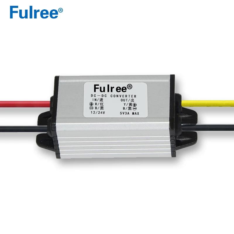 3A 5A 12 В до 5 В, 24 В до 5 В понижающий DC-DC Мощность конвертер 8 V-40 V до 5V понижающий стабилизатор напряжения автомобиля Зарядное устройство Питание - Цвет: 12V 24V to 5V 3A