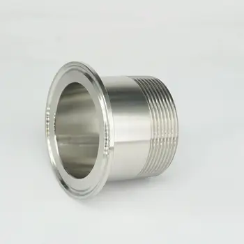 

2" BSP Male x 2.5" Tri Clamp 304 Stainless Steel Sanitary Ferrule Clamp Pipe Fitting Connector