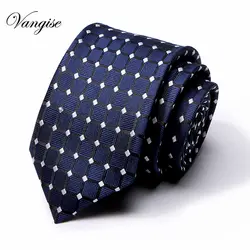 Для мужчин шелк вышивать, вязать для отдыха полосатый якорь Галстуки узкие Тонкий шеи связывает тощий сплетенный дизайнер галстук