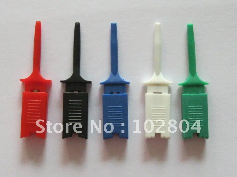 

Flat Small Test Clip for Multimeter 5 colors Tiny Component Repair Tool High quality 5 pcs per Lot