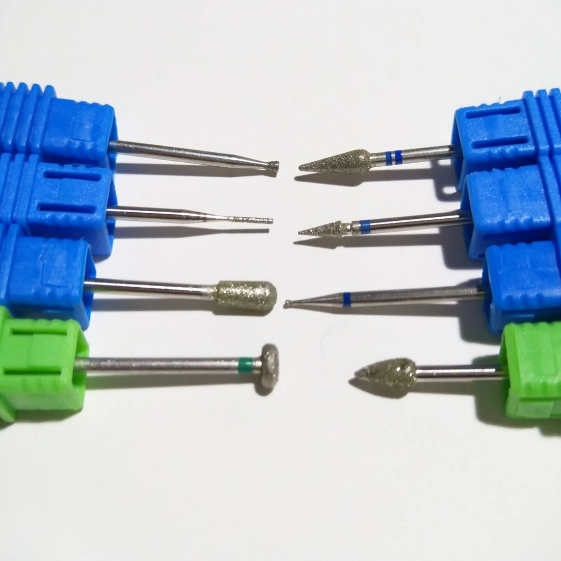 

Top selling 8 Type Diamond Electric Nail Drill Burr Milling Cutter Nail Pedicure Electric Manicure Drill Accessory Nail Art Tool