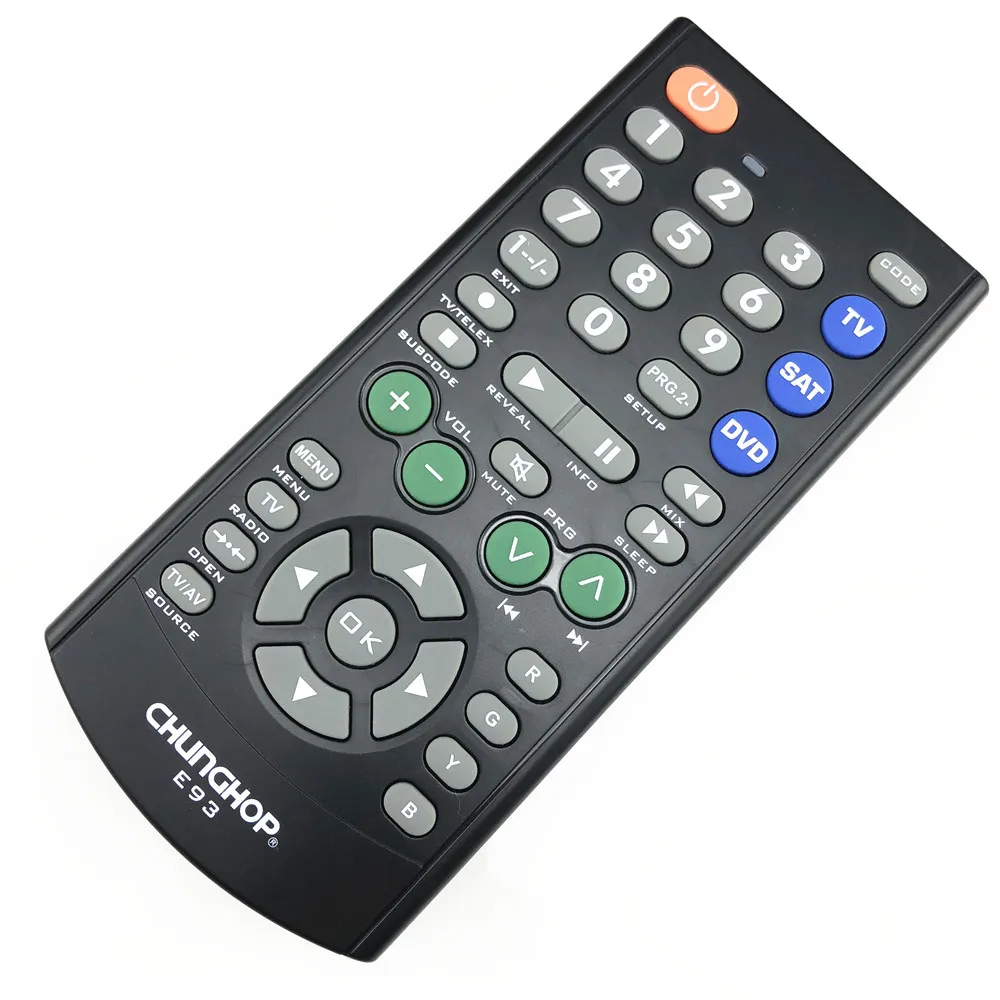 E93 3 in1 Smart Universal Remote Control Multifunction Controller For TV AUX HOM DVD sat