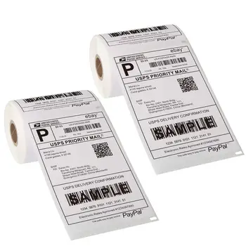 

NETUM 100mm Thermal Printing Paper for Thermal Printer Barcode Sticker/Label/Adhensive Thermal Type for NT-8006