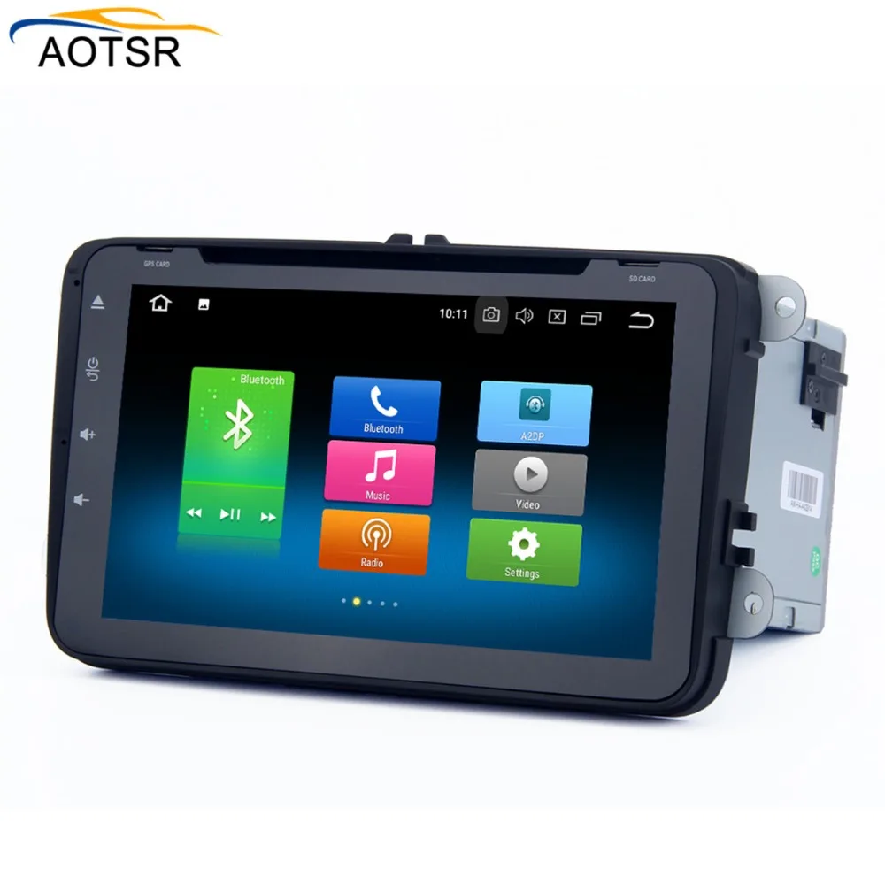 IPS Android 8 0 Автомобильный видео мультимедийный плеер для VW Volkswagen GOLF 5 MK6 Golf 6 Polo Passat CC