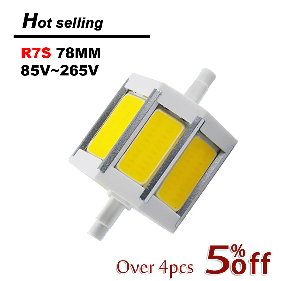 Wholesale 220v Cob Led Lamp R7s Led 78mm 118mm 189...