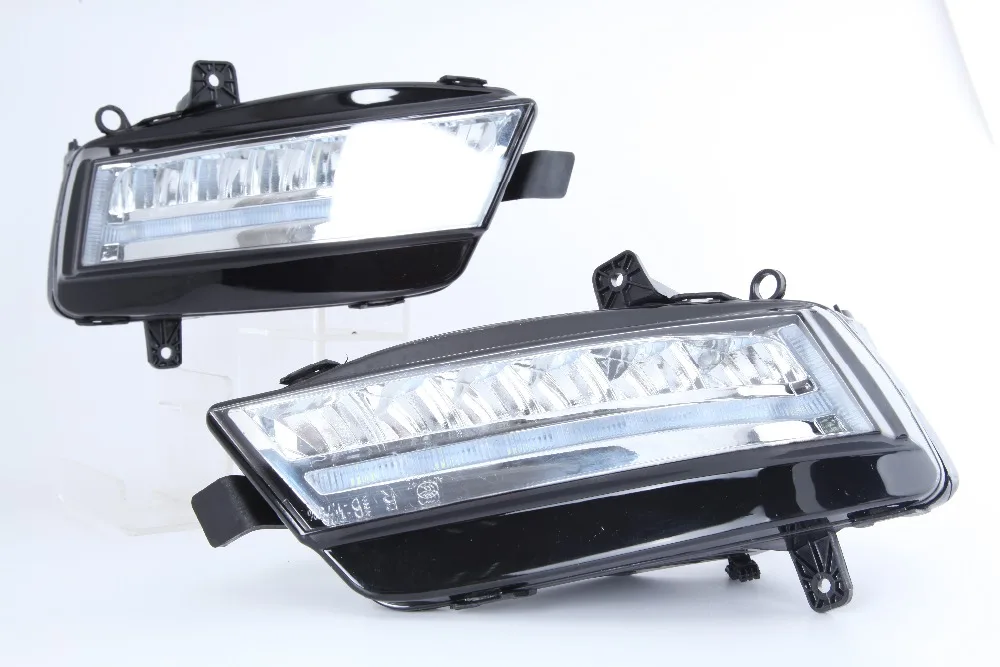 EOuns led DRL дневные ходовые огни противотуманные фары в сборе для Volkswagen VW golf 7 MK7