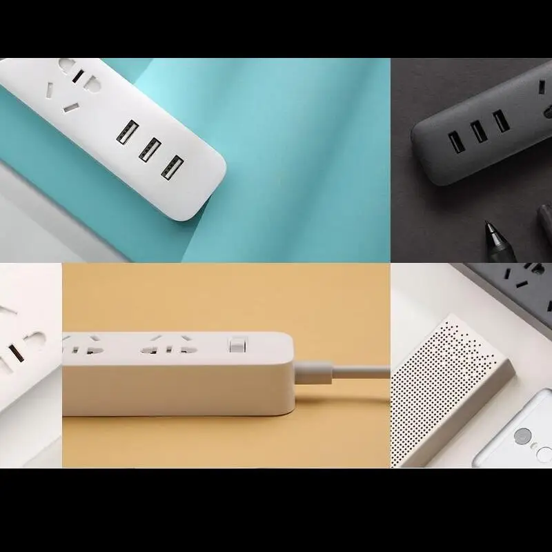 XiaoMi 3 USB порт быстрая зарядка 2.1A USB умная розетка мощность полосы зарядное устройство Портативный адаптер для телефона