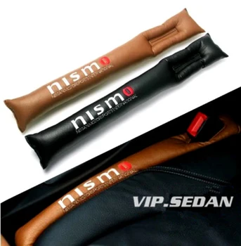 

2Pcs Nismo Leather Car Seat Seam Gap Leakproof Plug Filler Holster Auto Seat Accessories Stop Clutter Into Seat Seam
