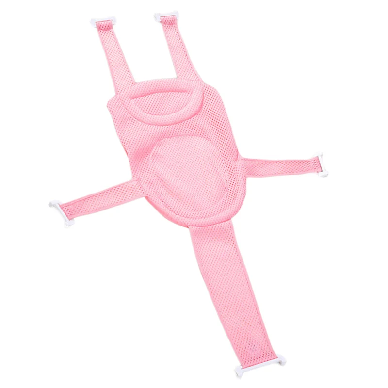 cheap Adjustable Baby Shower Cushion Bed Bathing Lying Non slip Bath Pad Sponge Bathtub Mat Seat Baby Care Bath Shower Products